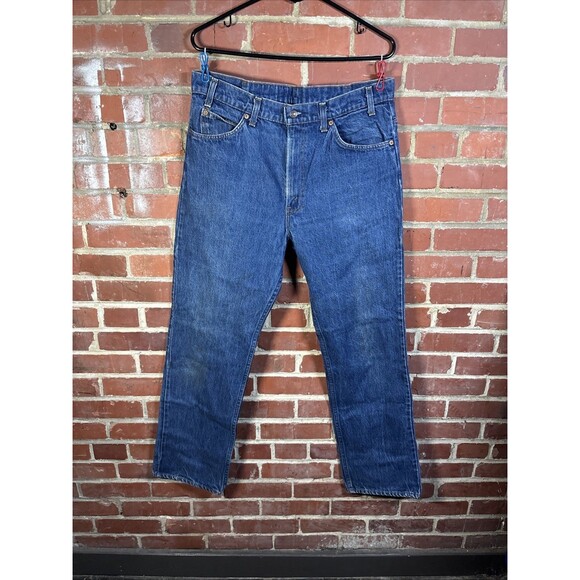 Vintage 80s Levi’s Orange Tab 532 Jean 40509–0215 Straight 36W 32L, Real 36x32 - Picture 2 of 7